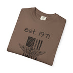 Vintage-Inspired Unisex T-Shirt with Established 1971 Design, Casual Wear, Gift for Father's Day, Graphic Tee, Casual Fashion, [...]