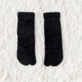 Women's Fleece-lined Thermal Winter Toe Socks Mid-calf Thick Warm