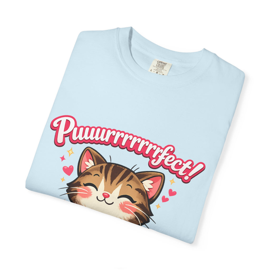 Puuurrrrfect! Cute Tabby Cat Graphic T-Shirt