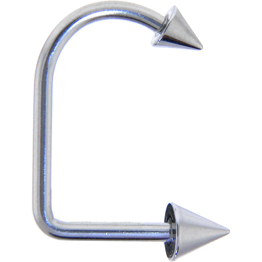 14G Stainless Steel LIPPYLOOP Spike Labret