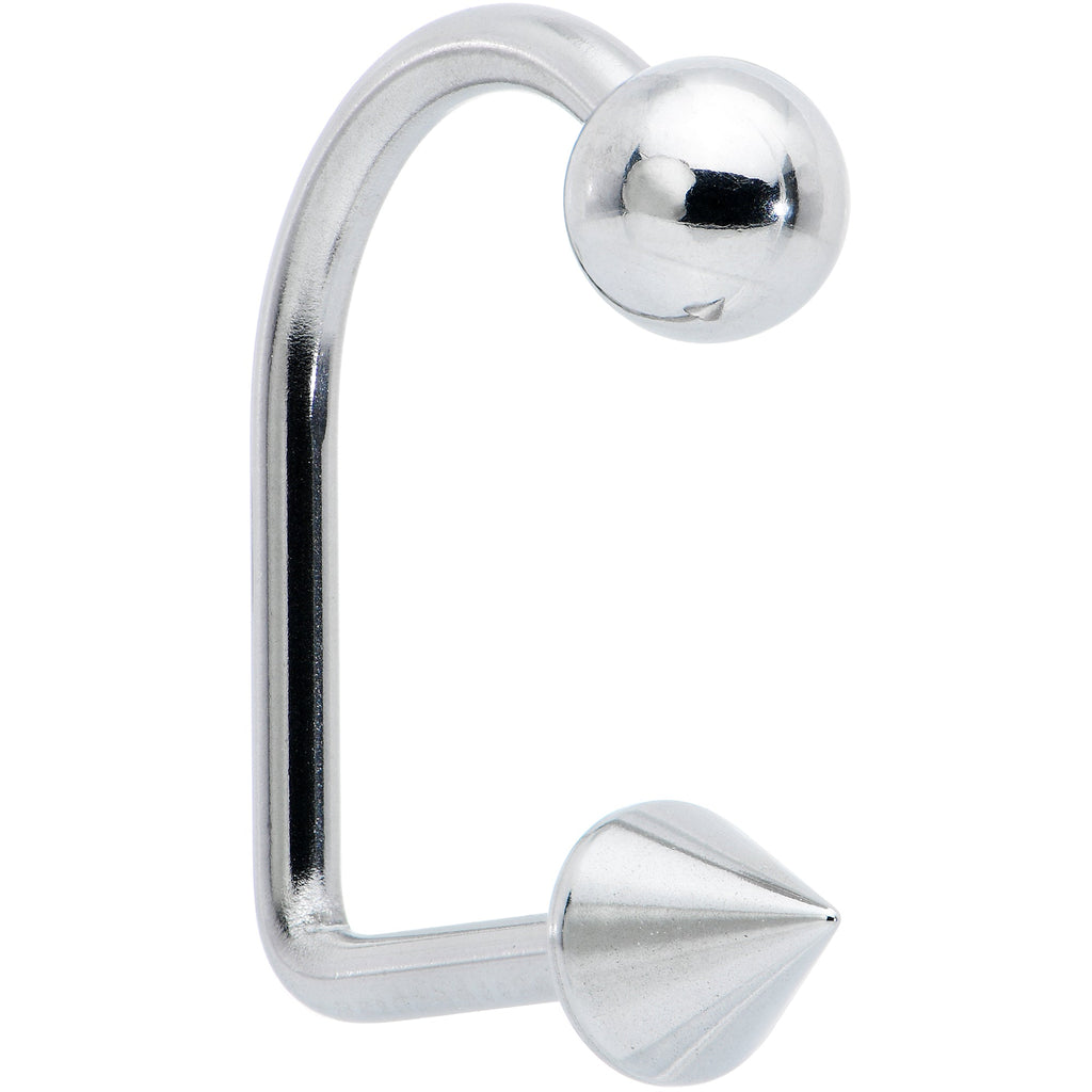 14G Stainless Steel LIPPYLOOP Ball Spike Labret