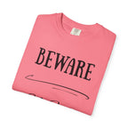 Unisex Graphic Tee - "Beware No Filter" T-shirt, Casual Wear, Gift Idea, Everyday Style, Statement Shirt