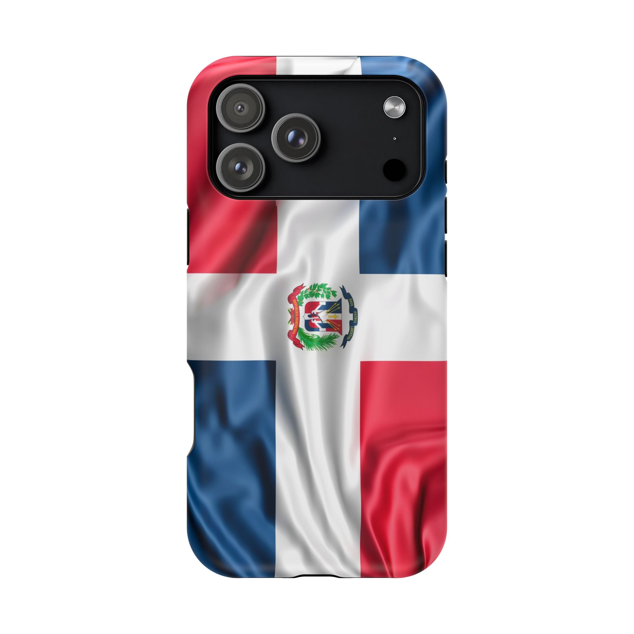 Dominican Republic Flag Magnetic Impact Resistant Phone Case