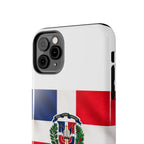 Dominican Flag Tough Phone Case Protective Patriotic Phone Cover