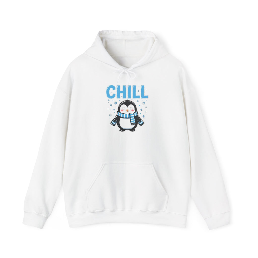 Chill Penguin Winter Hoodie — Cozy Pullover Hoodie, Winter Gift | Winstar4U