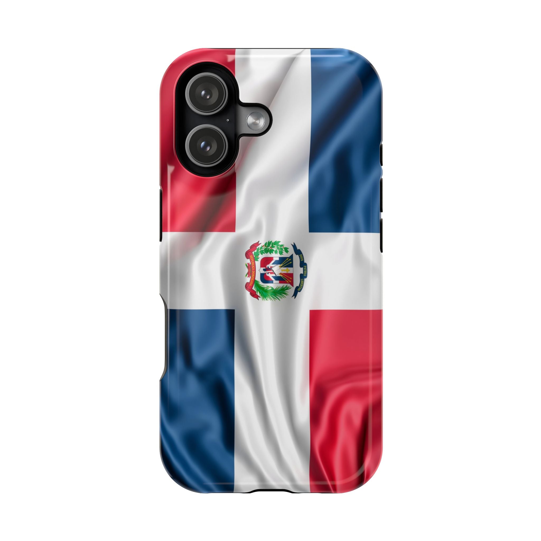 Dominican Republic Flag Magnetic Impact Resistant Phone Case