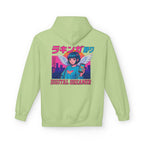 Digital Dreamer Unisex Fleece Hoodie, Cozy Graphic Sweatshirt, Anime Style Hoodie, Perfect Gift for Gamers, Casual Streetwear