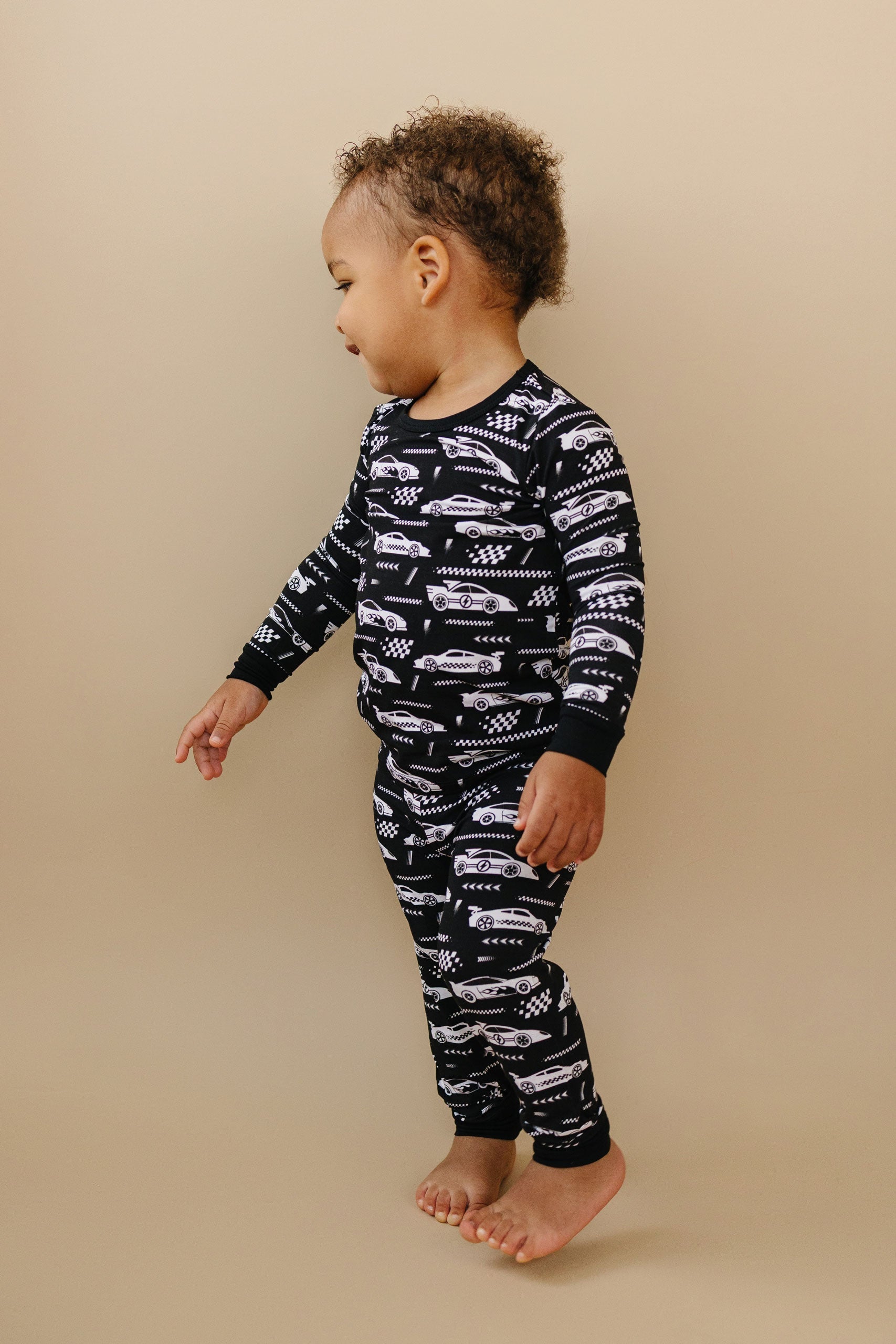 Bamboo Two Piece Set | Race Cars