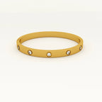 Crystal Love Bangle Bracelet - Sori Style
