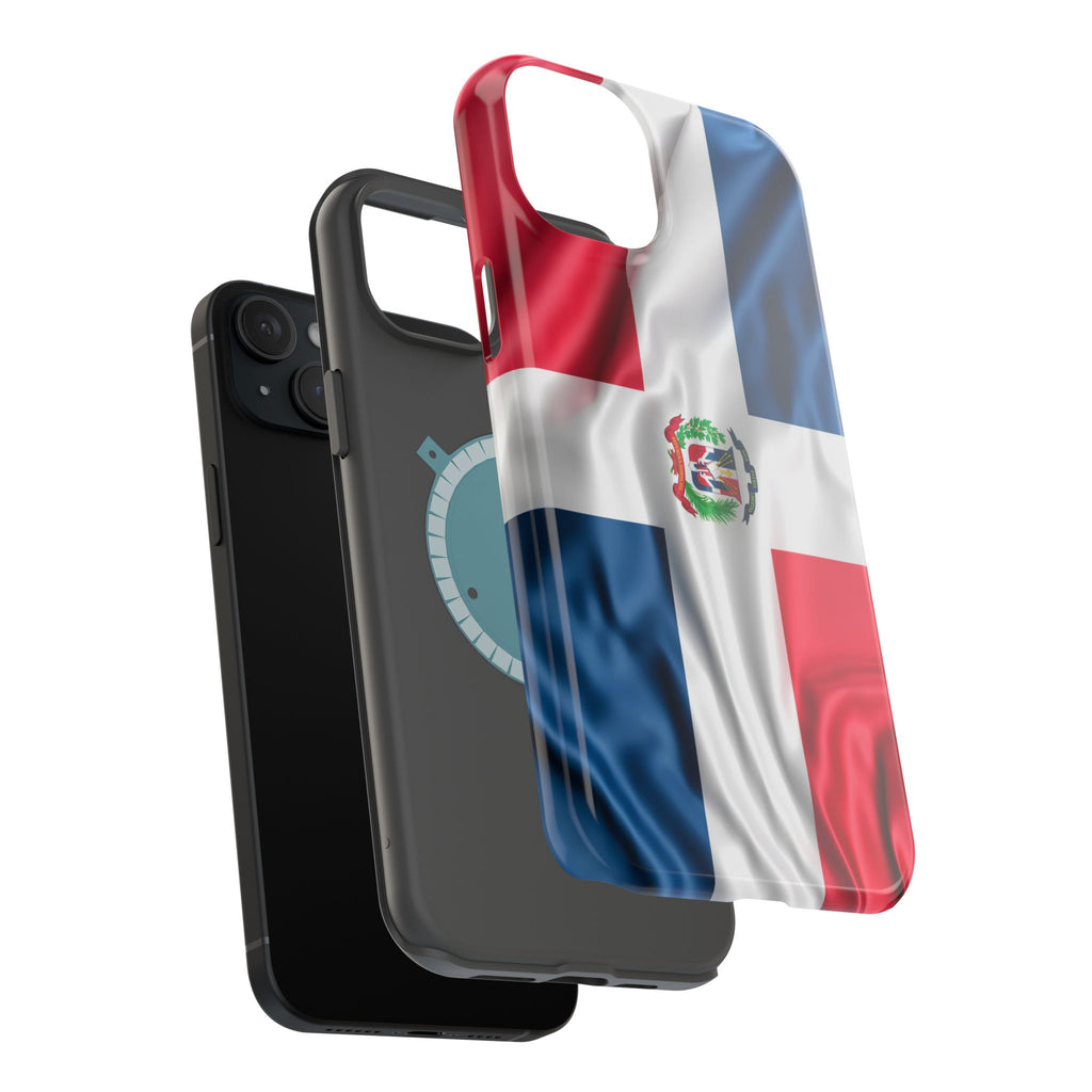 Dominican Republic Flag Magnetic Impact Resistant Phone Case