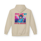Digital Dreamer Unisex Fleece Hoodie, Cozy Graphic Sweatshirt, Anime Style Hoodie, Perfect Gift for Gamers, Casual Streetwear