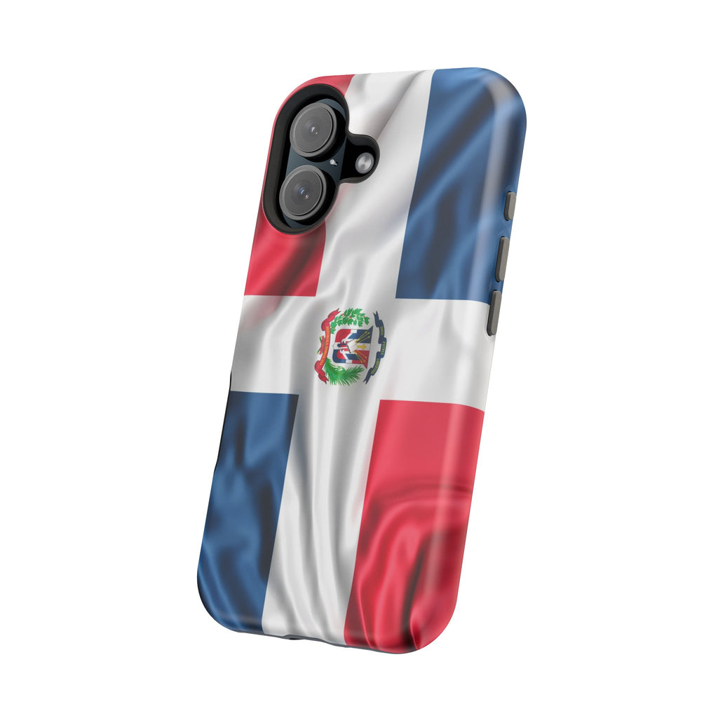 Dominican Republic Flag Magnetic Impact Resistant Phone Case