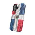 Dominican Republic Flag Magnetic Impact Resistant Phone Case