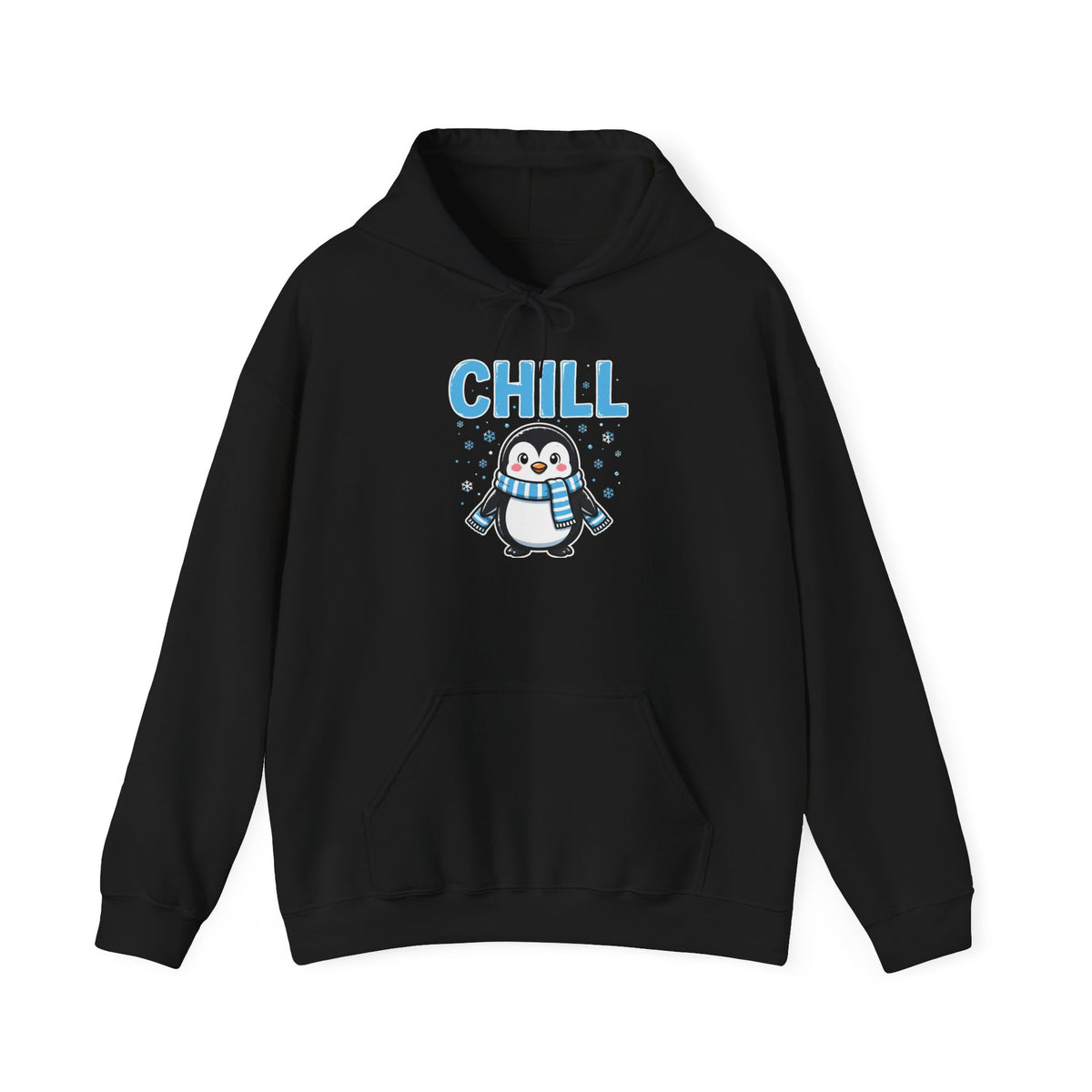 Chill Penguin Winter Hoodie — Cozy Pullover Hoodie, Winter Gift | Winstar4U