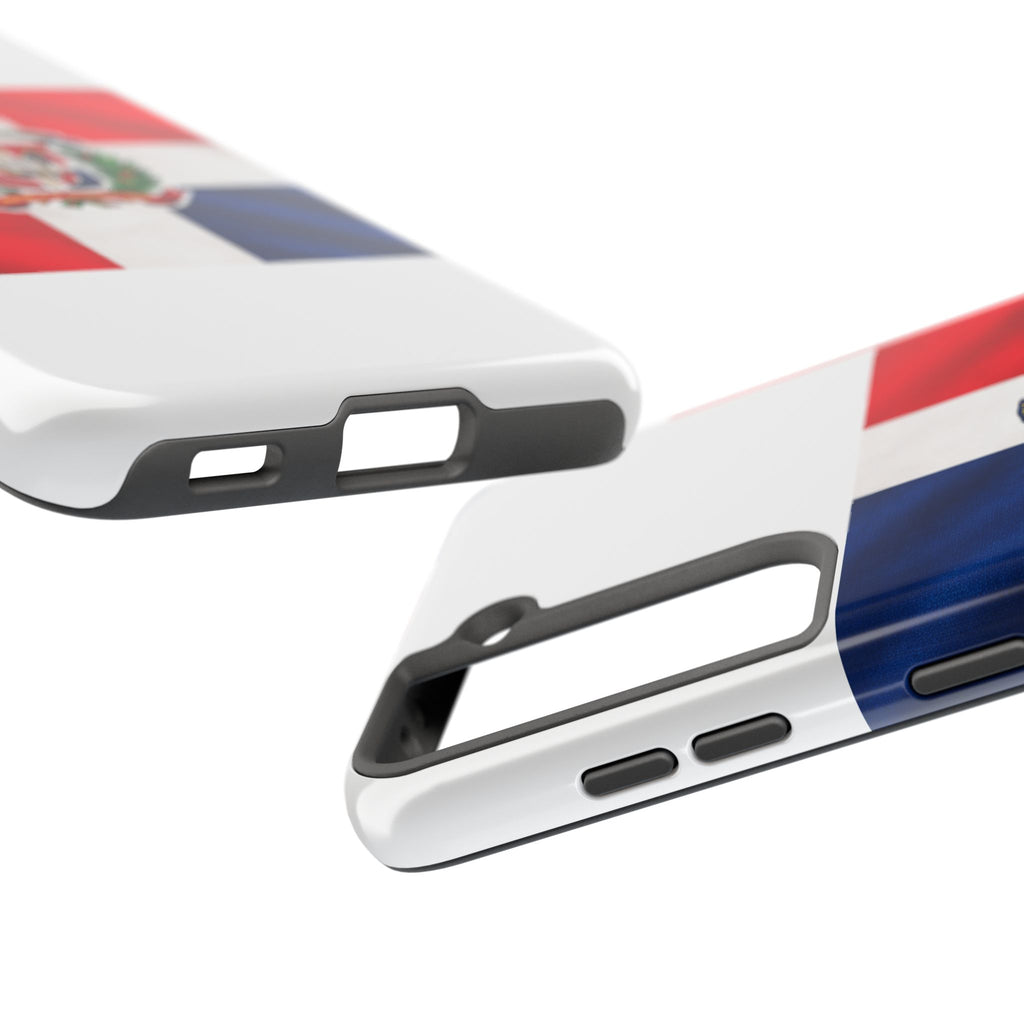Dominican Flag Tough Phone Case Protective Patriotic Phone Cover