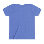 Youth Tee — "Punch Love" Monkey Hugging Pink Teddy Cute Kids Valentine Shirt