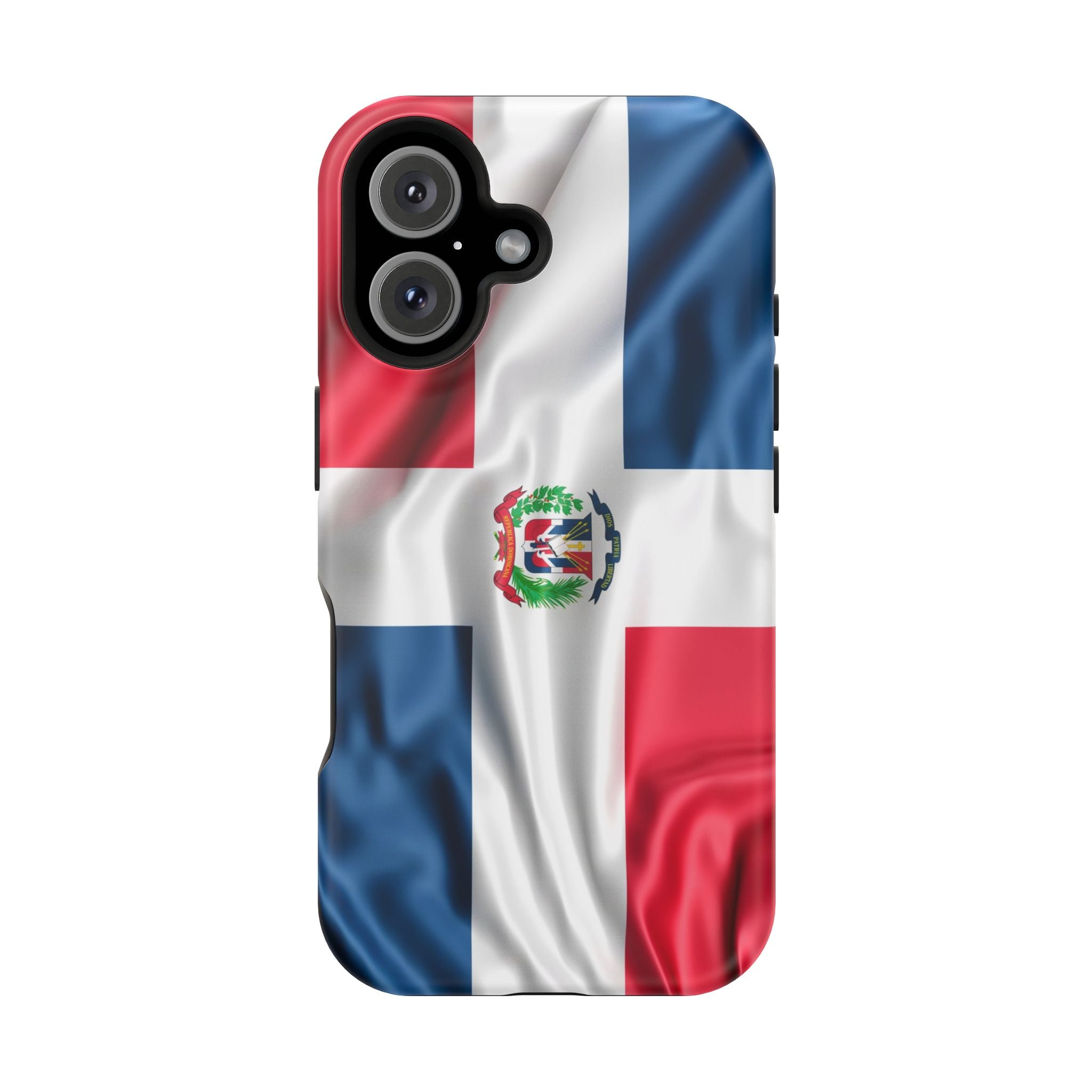 Dominican Republic Flag Magnetic Impact Resistant Phone Case