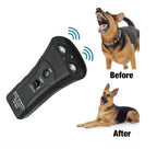 Multi-function Ultrasonic Dog Aggressive Pet Training Flashlight