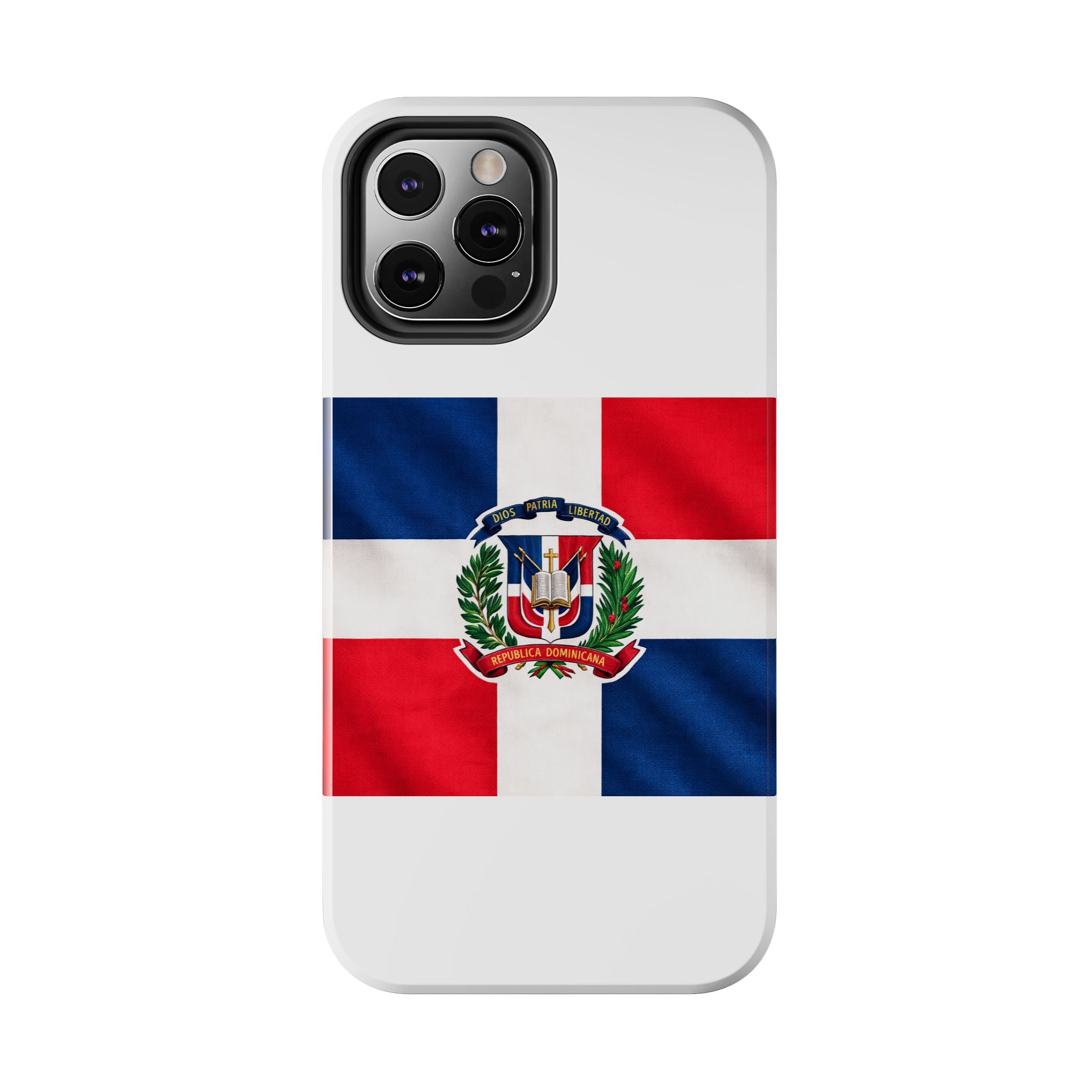 Dominican Flag Tough Phone Case Protective Patriotic Phone Cover