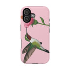 Phone Case — Pink Hummingbird Floral Magnetic Impact‑Resistant Case
