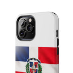 Dominican Flag Tough Phone Case Protective Patriotic Phone Cover