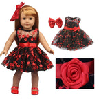 American Girl Doll Clothes Saf Dress And Headdress Doll Set