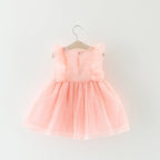 Summer Fashionable Dress Western Princess Dress Baby Girl 4 Fashion Net Celebrity 3 Years Old Summer Dress Wholesale