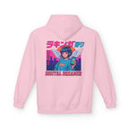 Digital Dreamer Unisex Fleece Hoodie, Cozy Graphic Sweatshirt, Anime Style Hoodie, Perfect Gift for Gamers, Casual Streetwear