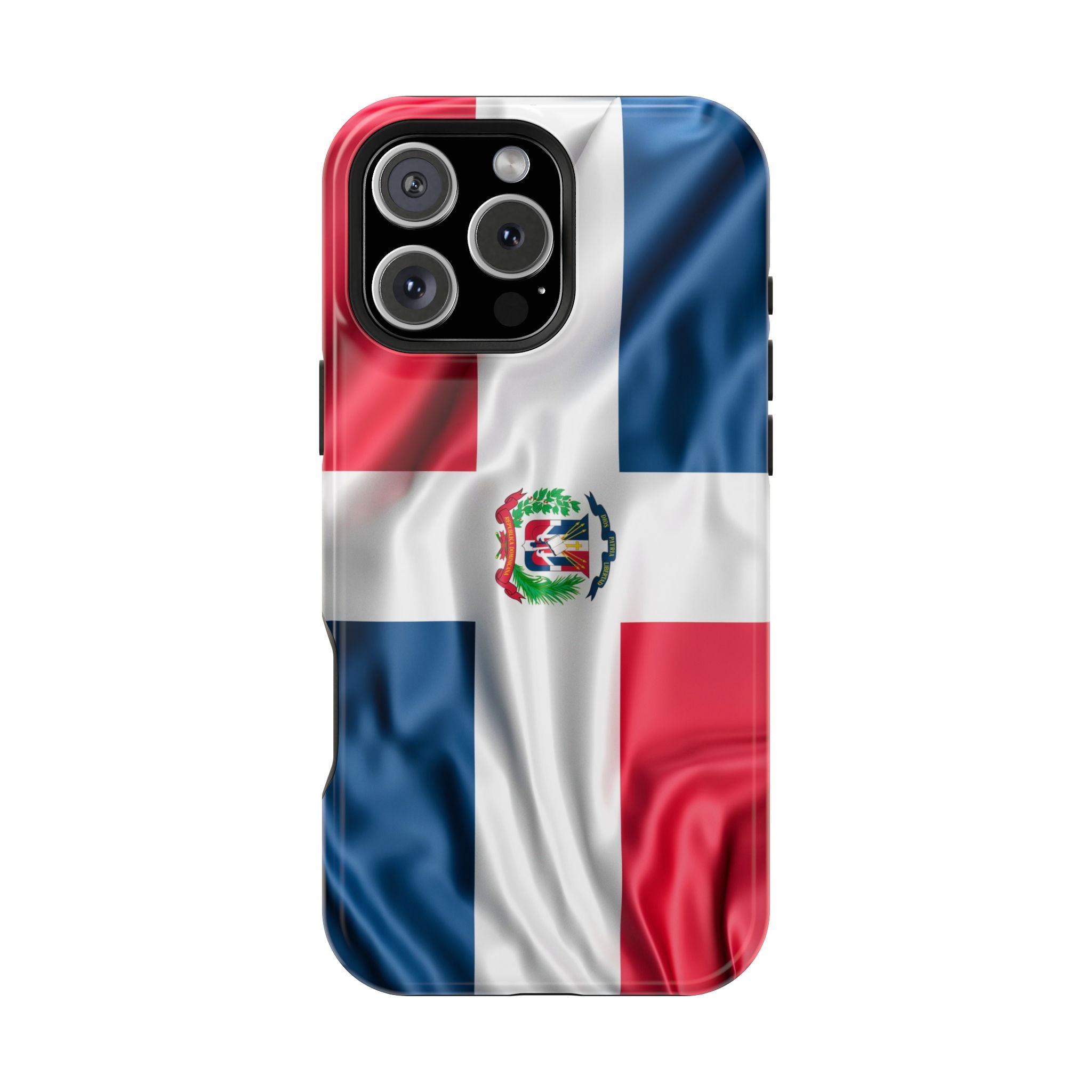 Dominican Republic Flag Magnetic Impact Resistant Phone Case