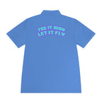 Tee-bone - Golf Polo Shirt with 'Tee It High, Let It Fly' Design