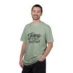 Jesus Is My Best Friend T-Shirt — Faith Christian Tee with Back Cross