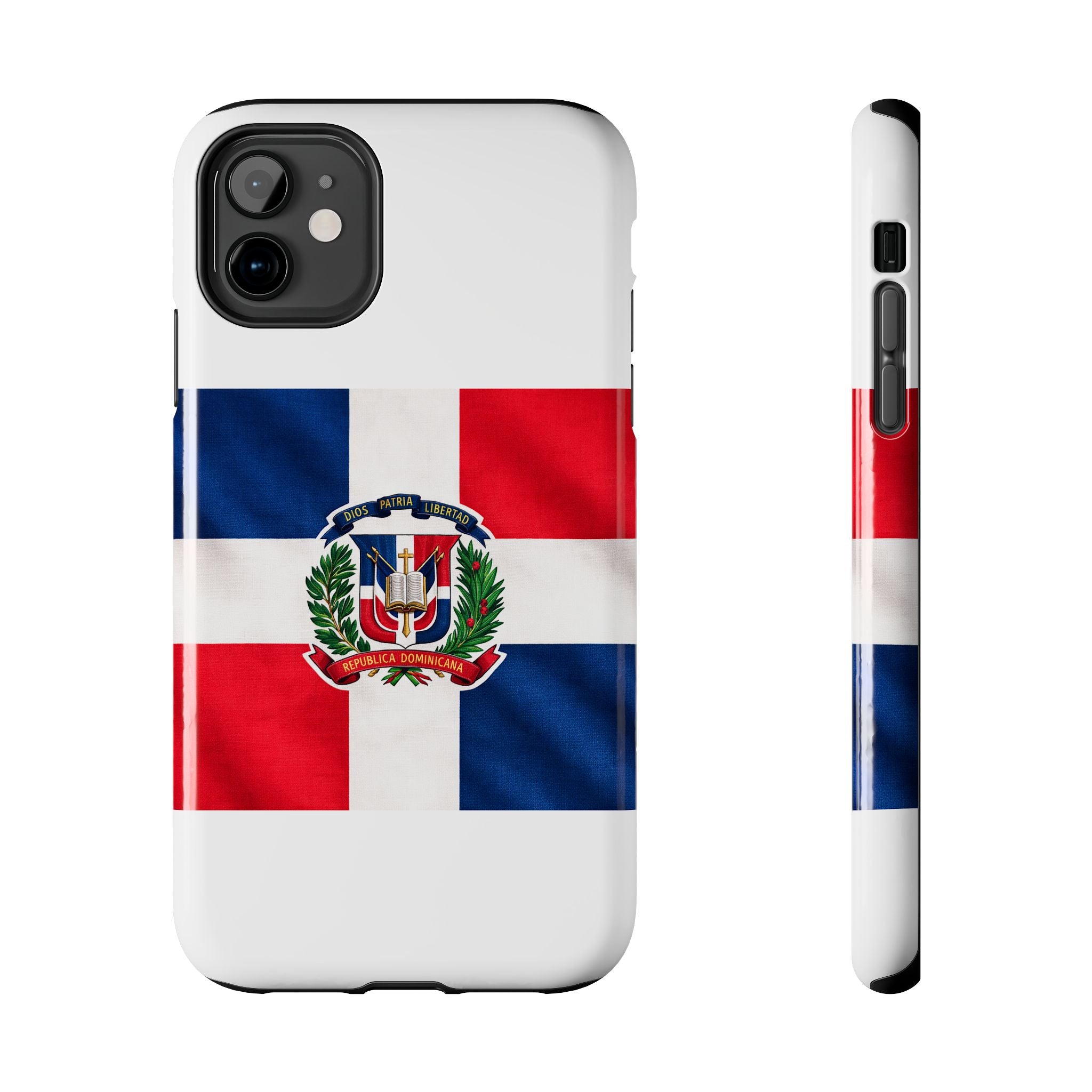Dominican Flag Tough Phone Case Protective Patriotic Phone Cover