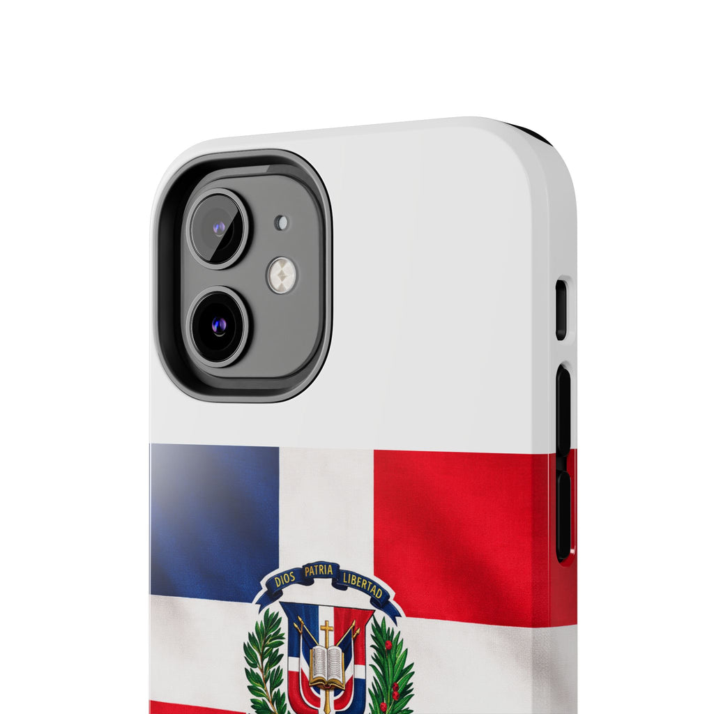 Dominican Flag Tough Phone Case Protective Patriotic Phone Cover