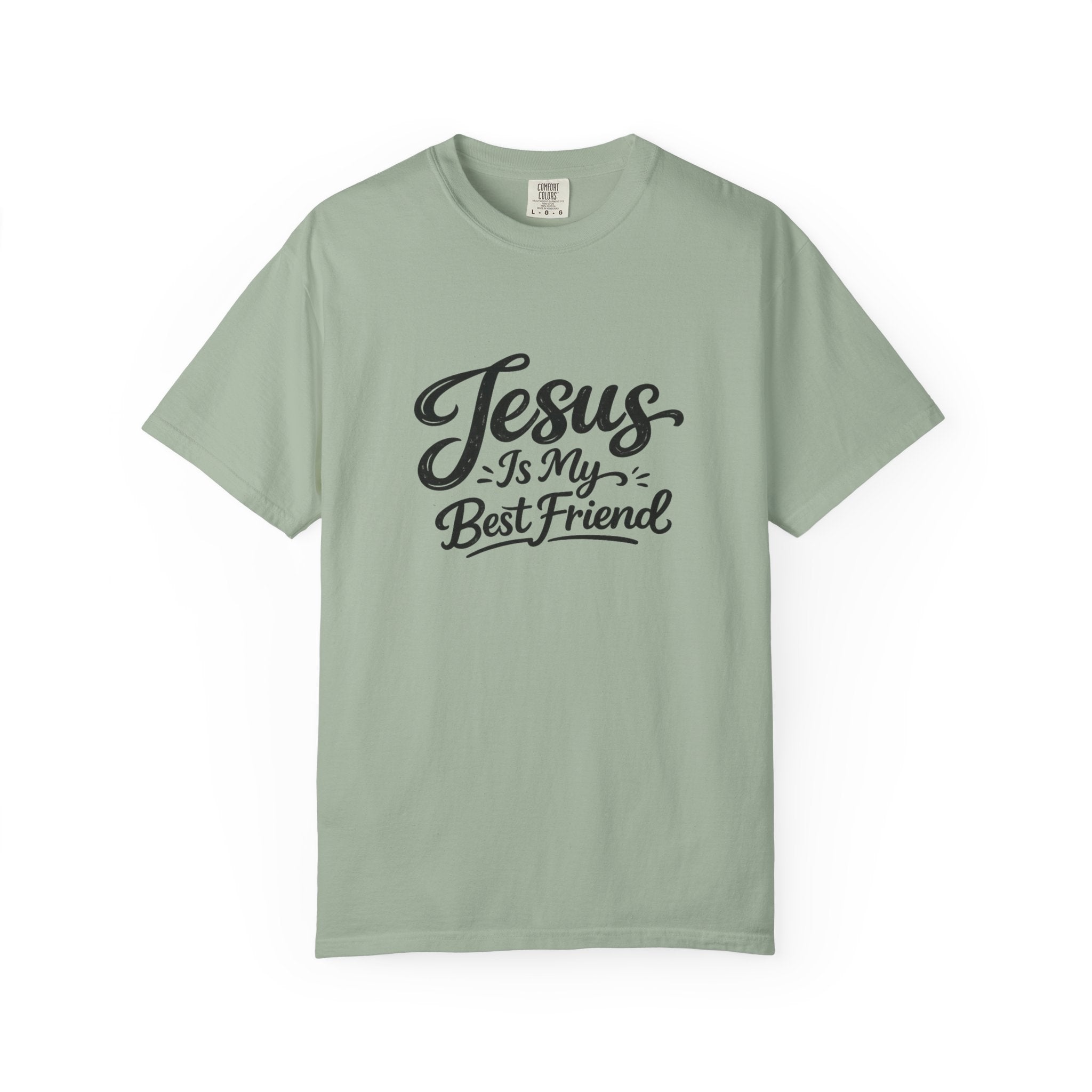 Jesus Is My Best Friend T-Shirt — Faith Christian Tee with Back Cross
