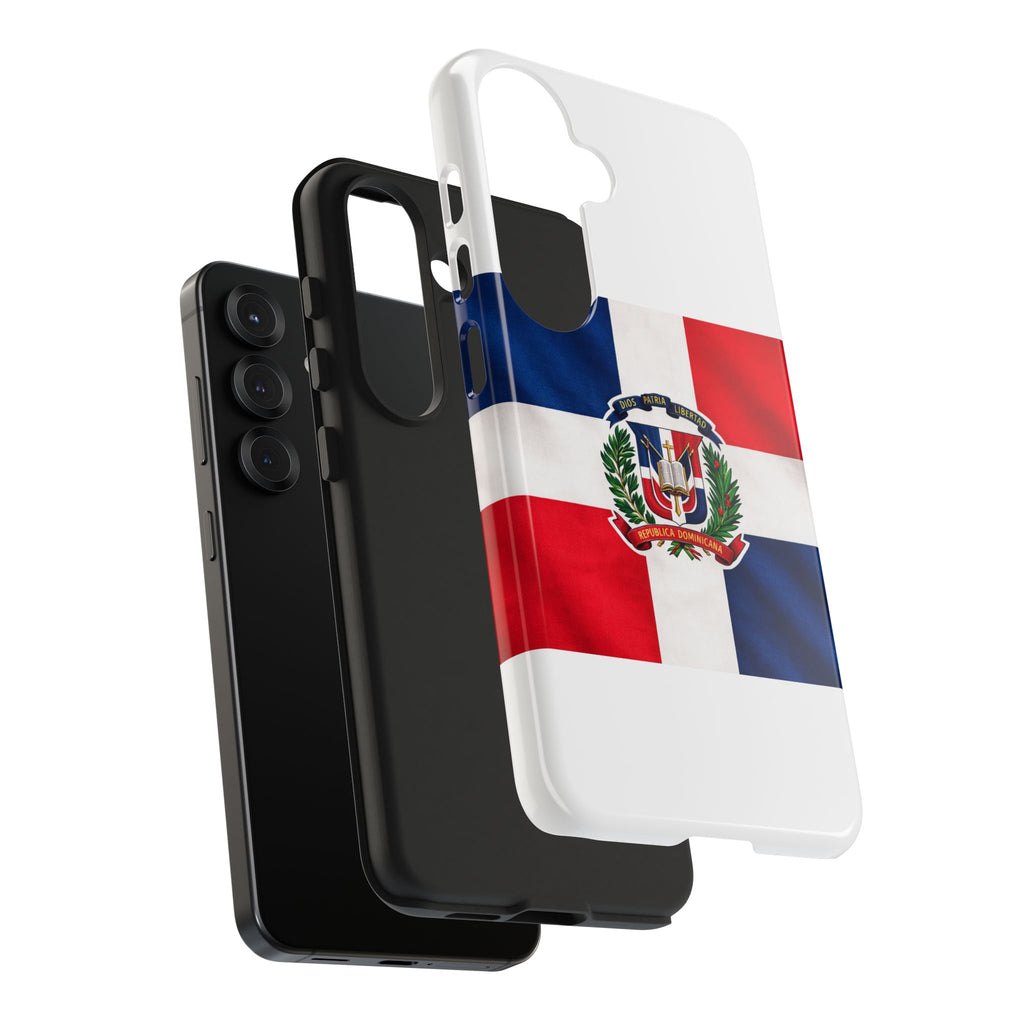 Dominican Flag Tough Phone Case Protective Patriotic Phone Cover