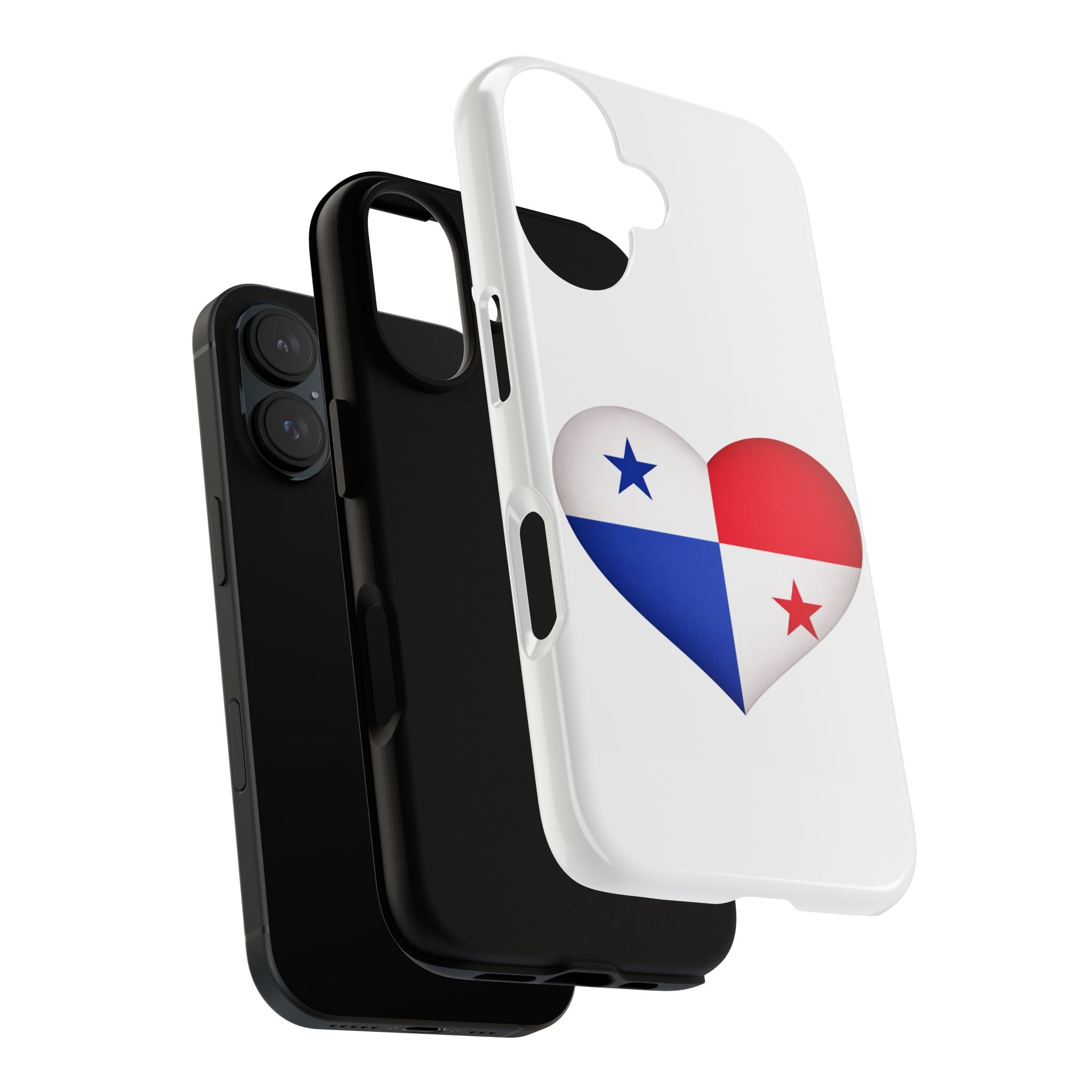 Panama Flag Heart Phone Case Patriotic Panama iPhone Case