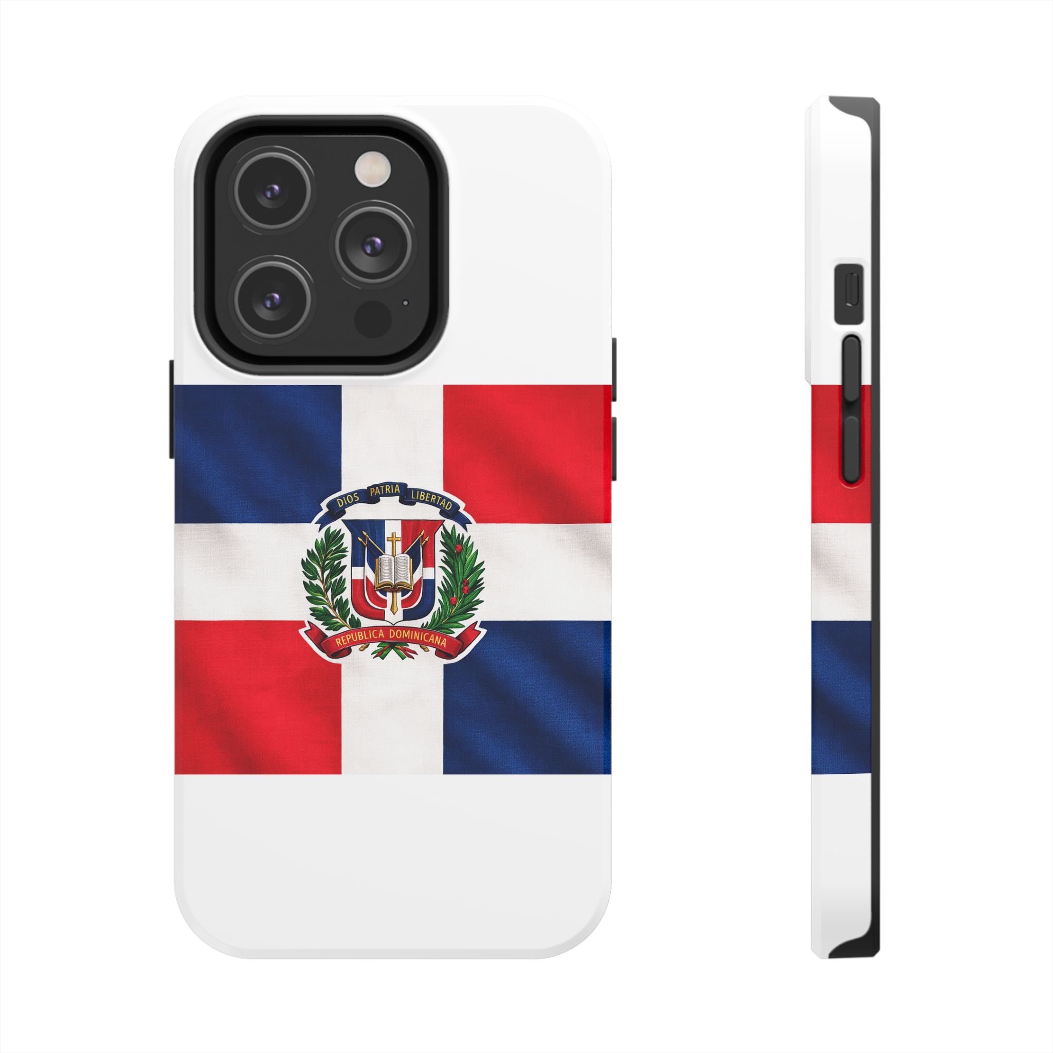Dominican Flag Tough Phone Case Protective Patriotic Phone Cover