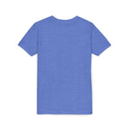 Youth Tee — "Punch Love" Monkey Hugging Pink Teddy Cute Kids Valentine Shirt