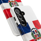 Dominican Flag Tough Phone Case Protective Patriotic Phone Cover