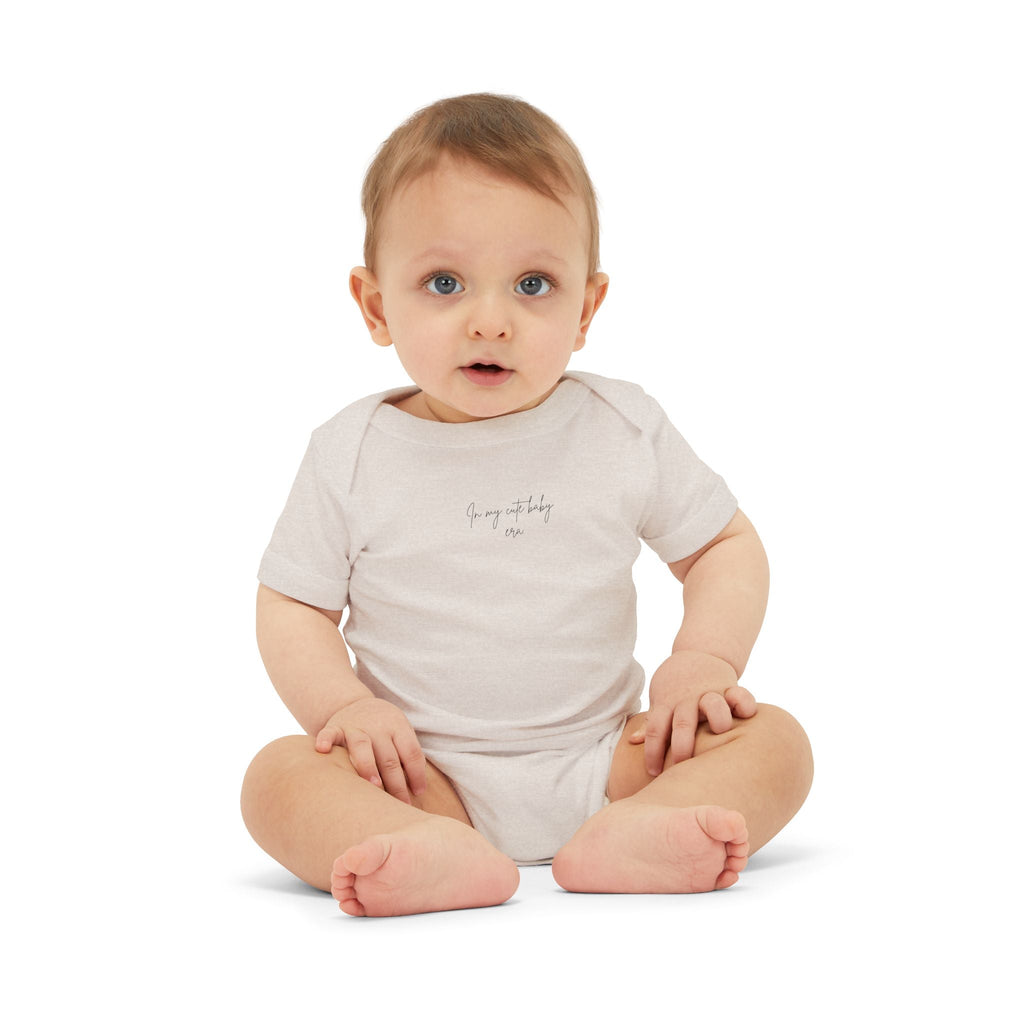 Pink Infant Jersey One Piece - " In my cute Baby ere phase" Soft Baby Bodysuit, Cute Newborn Outfit, Baby Shower Gift, Comfortable Everyday Wear, Little One Apparel