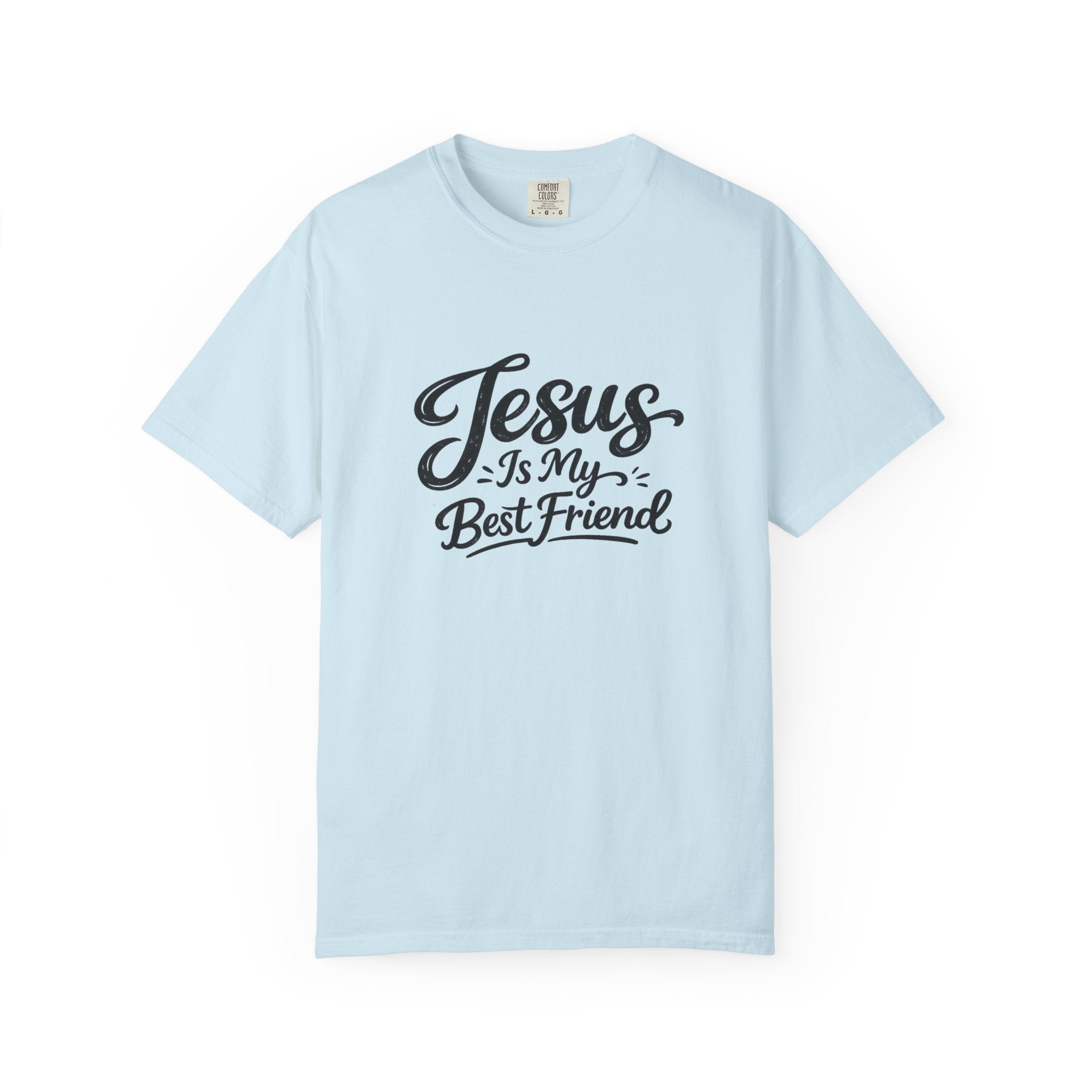 Jesus Is My Best Friend T-Shirt — Faith Christian Tee with Back Cross