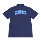 Tee-bone - Golf Polo Shirt with 'Tee It High, Let It Fly' Design