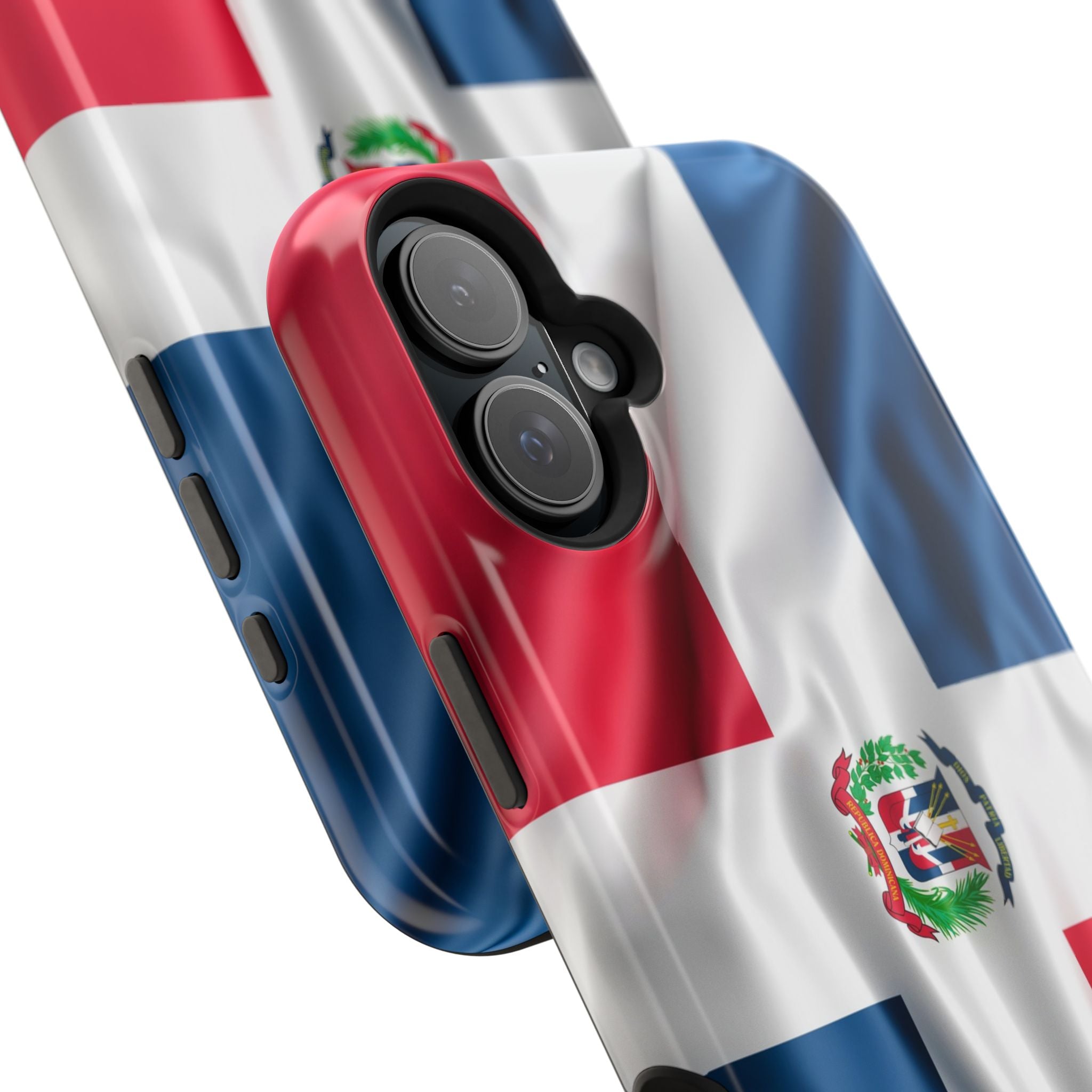Dominican Republic Flag Magnetic Impact Resistant Phone Case