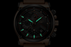 Men's Waterproof Modern Watch With Leather Belts, Stainless Steel Case Excellent Look Perfect Gift