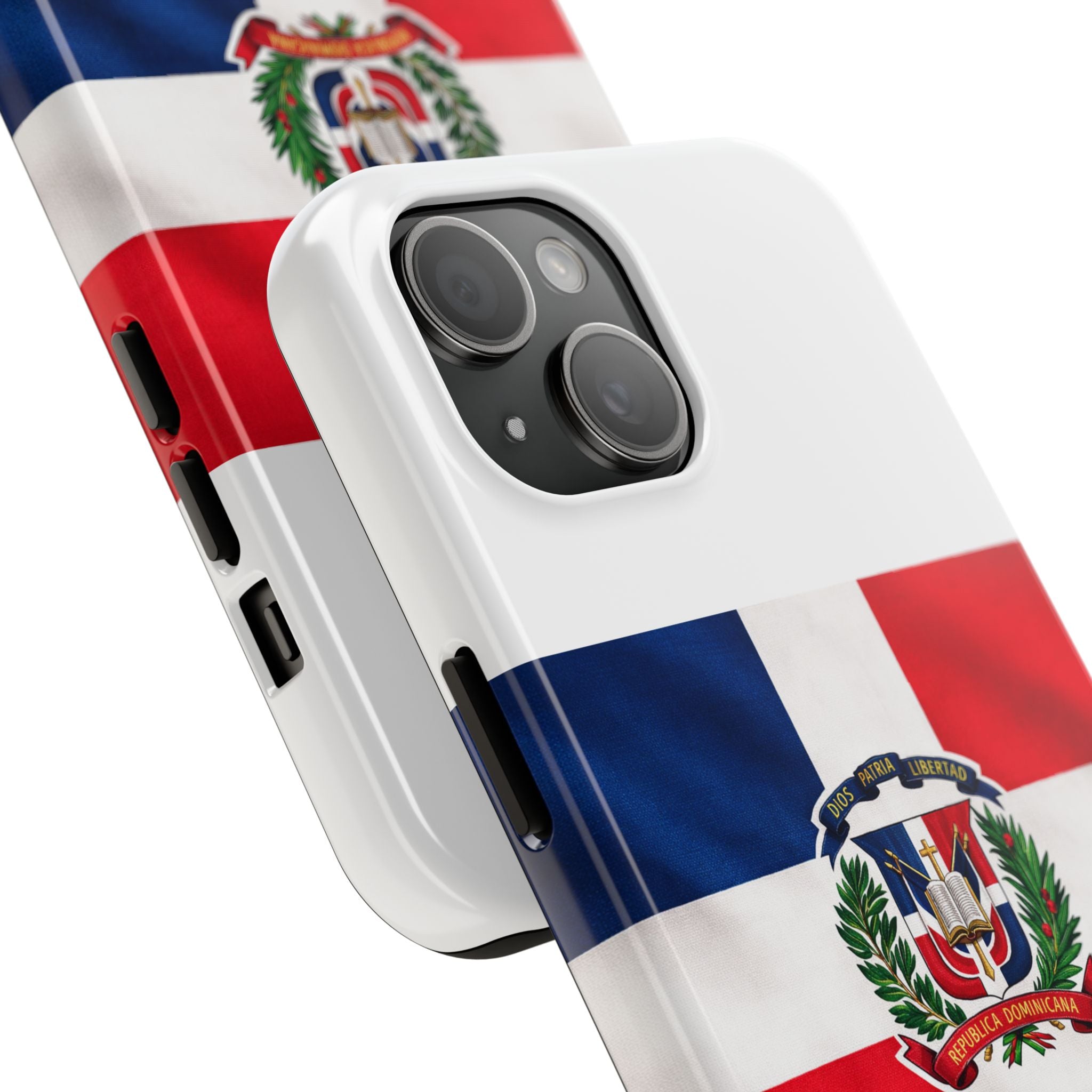 Dominican Flag Tough Phone Case Protective Patriotic Phone Cover