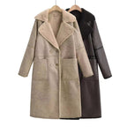 Women’s Belted Double-Breasted Winter Trench Coat