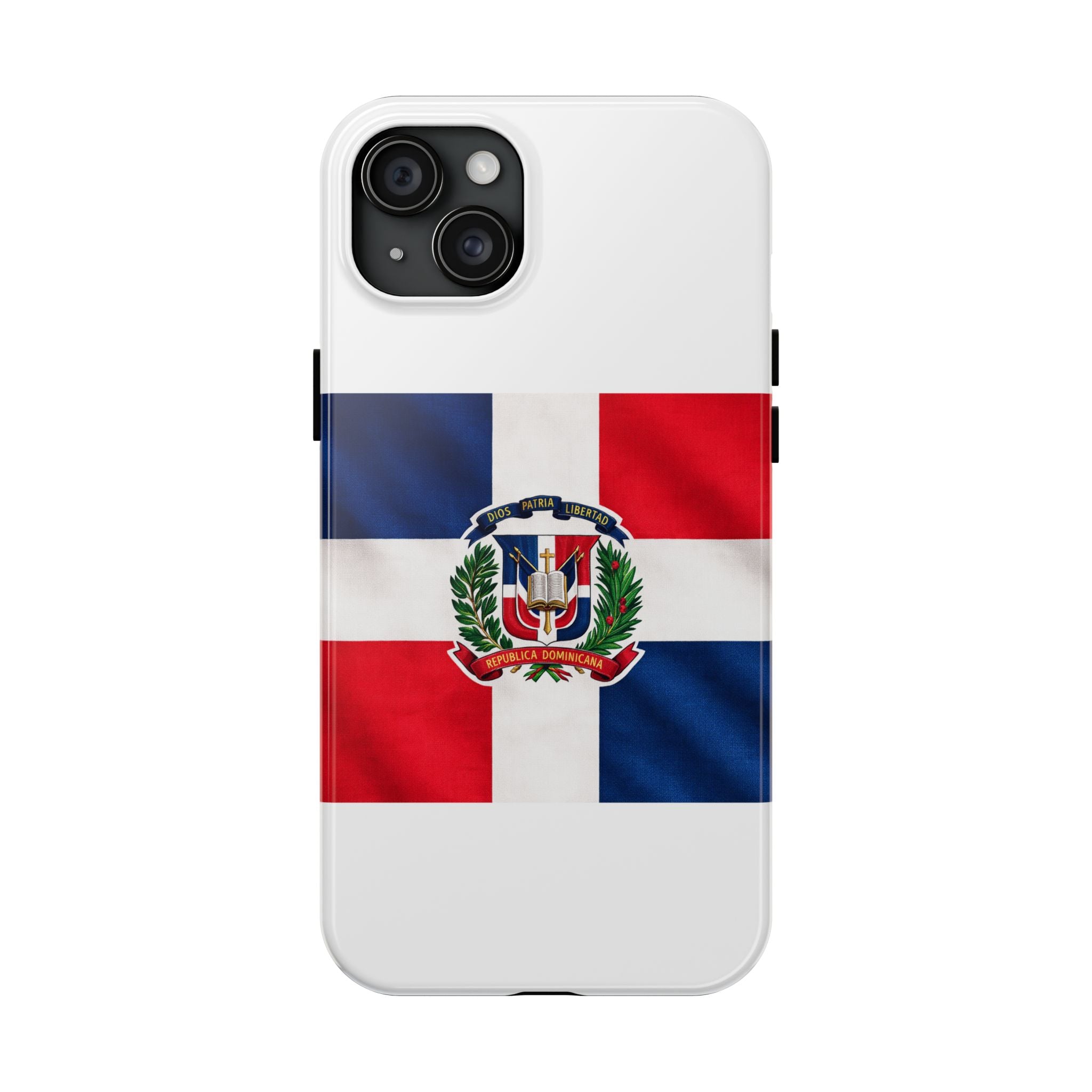 Dominican Flag Tough Phone Case Protective Patriotic Phone Cover