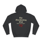 Unisex Overthinking Club Hoodie | Cozy College Gear, Thoughtful Gift for Students, Casual Wear, Relaxed Style, Brainy Humor Apparel