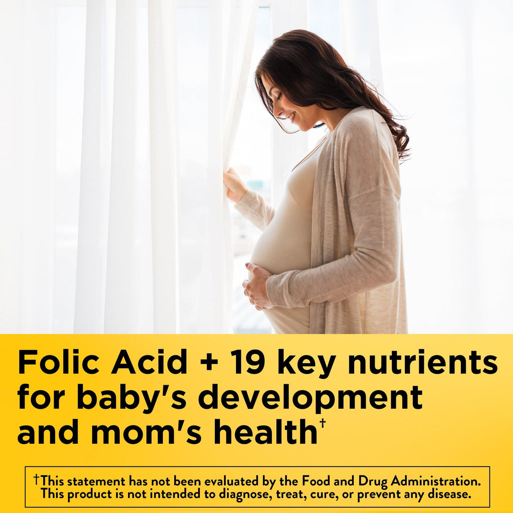 Nature Made Prenatal with Folic Acid + DHA Softgels; Prenatal Vitamin; 100 Count