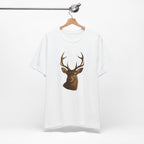 Rustic Deer Graphic Tee, Nature Lover Shirt, Outdoorsy Gift, Casual Wear, Wildlife Enthusiast Tee